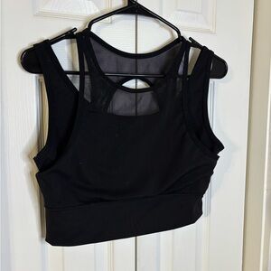 Black Women's Crop Top